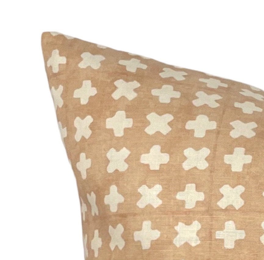 READY TO SHIP Bastideaux Bogo in Spice // Designer Throw Pillow // Cross Pillow // High End Pillow // Accent pIllows