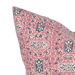 READY TO SHIP 20X20 Carolina Irving 'Cordoba' Designer Pillows in Rasberry/Indigo // Pink Blue Boho Throw Pillow Cover // High End Pillows