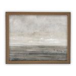 READY to SHIP 11x14 Vintage Framed Canvas Art // Coastal Beach Vintage Painting // Moody Farmhouse Print //#COAS-193