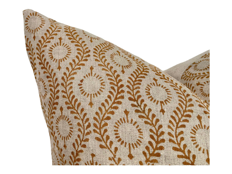 Designer Bradbury Block Print Pillow Cover