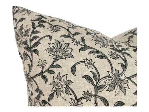 Designer "Montclair" Floral Pillow Cover