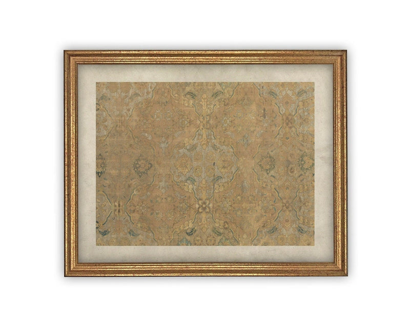 READY to SHIP 11x14 Vintage Framed Canvas Art // Framed Vintage Print // Neutral Tapestry Art // Farmhouse print //#MSC-101