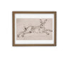 READY to SHIP 11x14 Vintage Framed Canvas Art #A-166