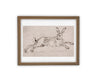 READY to SHIP 11x14 Vintage Framed Canvas Art #A-166