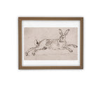READY to SHIP 11x14 Vintage Framed Canvas Art #A-166