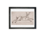 READY to SHIP 11x14 Vintage Framed Canvas Art #A-166