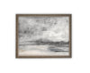 READY to SHIP 11x14 Vintage Framed Canvas Art // Framed Vintage Seascape Print // Moody Farmhouse Print //#COAS-126