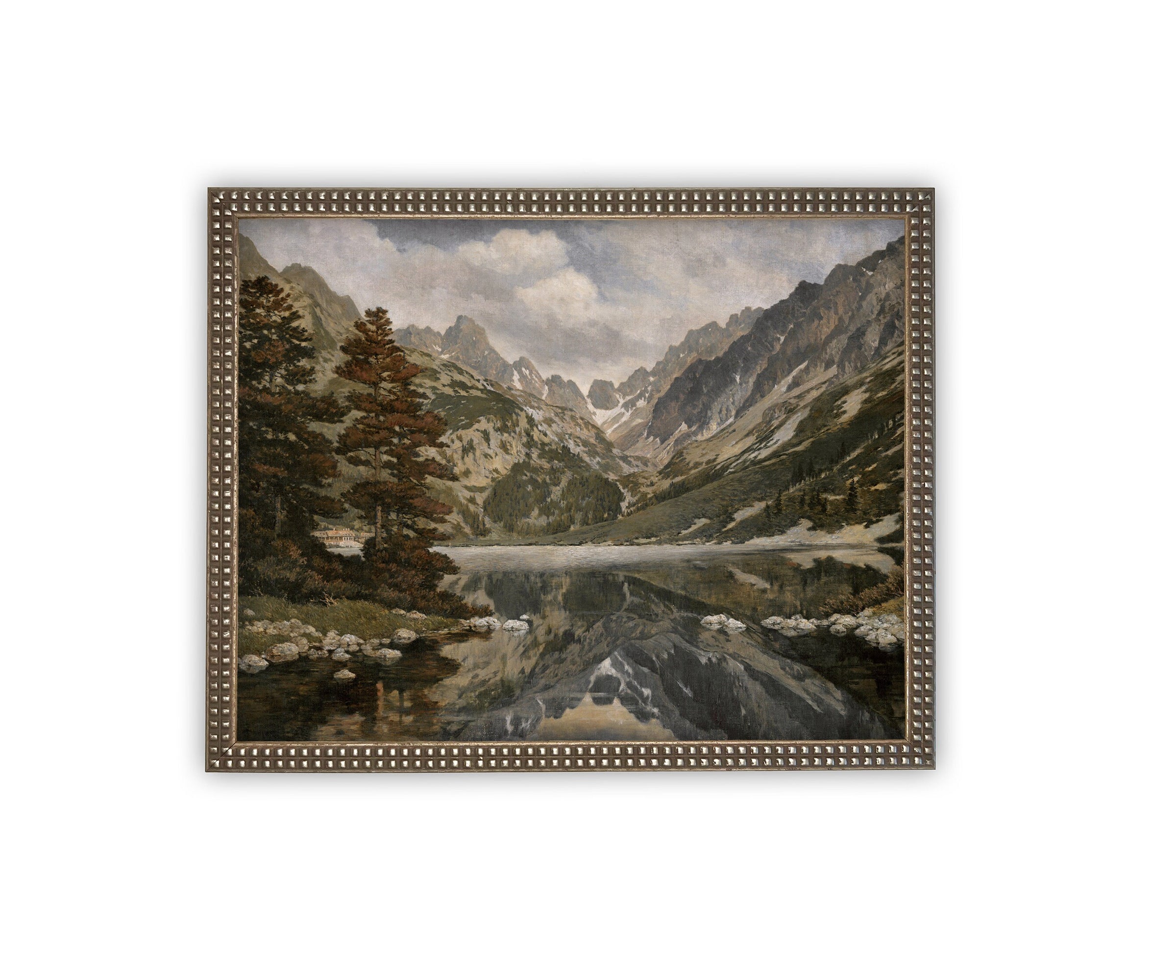 Vintage Framed Canvas Art #LAN-215
