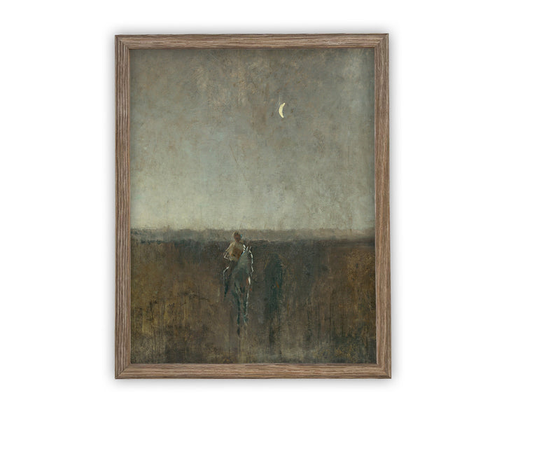 READY to SHIP 11X14 Vintage Framed Canvas Art #LAN-217