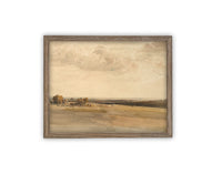Vintage Framed Canvas Art #LAN-218