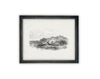 READY to SHIP 11X14 Vintage Framed Canvas Art #LAN-226