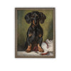 READY to SHIP 8X10 Vintage Framed Canvas Art #A-161