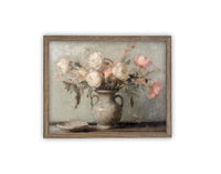 Vintage Framed Canvas Art #BOT-127