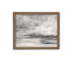 READY to SHIP 11x14 Vintage Framed Canvas Art // Framed Vintage Seascape Print // Moody Farmhouse Print //#COAS-126