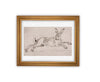 READY to SHIP 11x14 Vintage Framed Canvas Art #A-166
