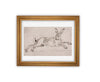 READY to SHIP 11x14 Vintage Framed Canvas Art #A-166