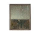 READY to SHIP 11X14 Vintage Framed Canvas Art #LAN-217