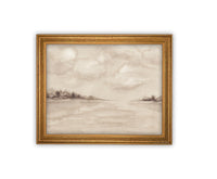Vintage Framed Canvas Art #LAN-219