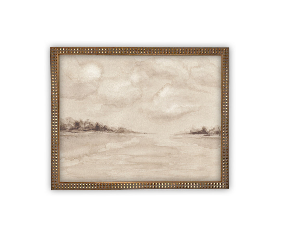 Vintage Framed Canvas Art #LAN-219