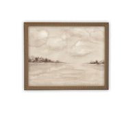 READY to SHIP 11X14 Vintage Framed Canvas Art #LAN-219