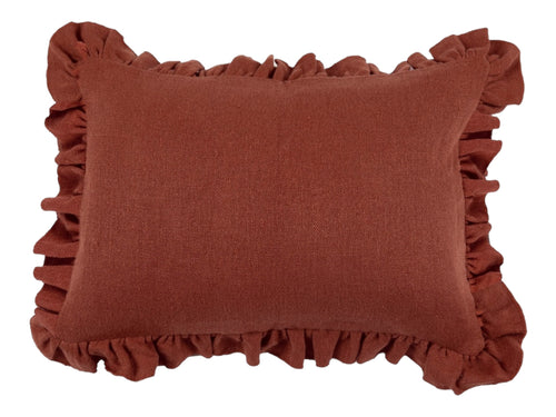 Anika Solid Pillow Cover in Saffron