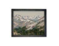 Vintage Framed Canvas Art #LAN-224