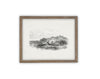 READY to SHIP 11X14 Vintage Framed Canvas Art #LAN-226