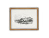 READY to SHIP 11X14 Vintage Framed Canvas Art #LAN-226