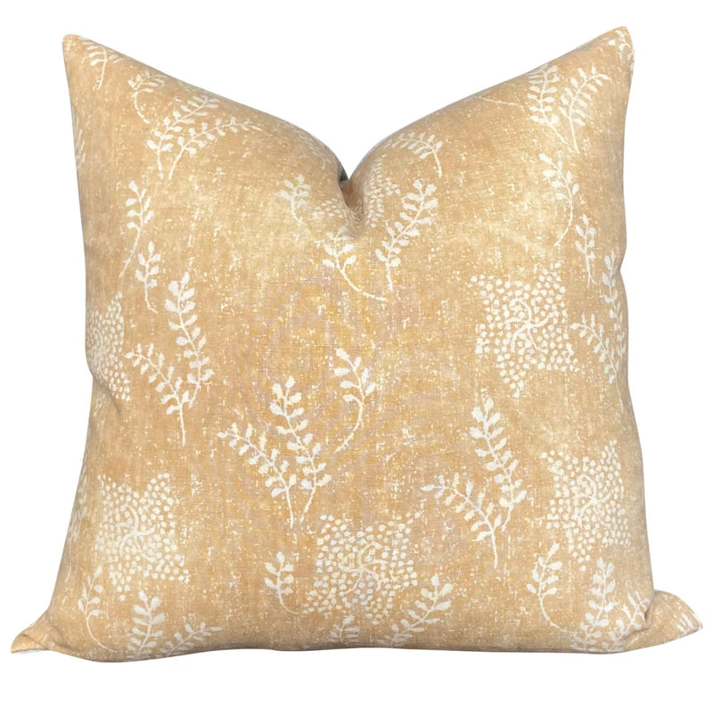 READY TO SHIP Designer Aida in Bloom Pillow Cover // Modern Farmhouse Decor Pillow // Vintage Linen // High End Linen Pillow
