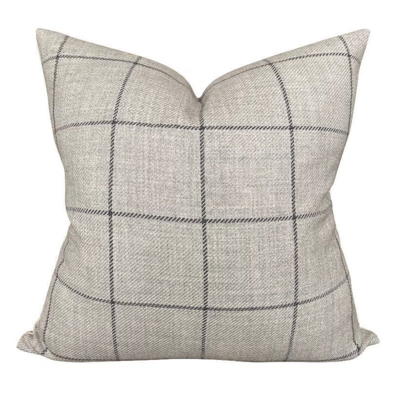 Designer Bancroft Wool Plaid in Fog