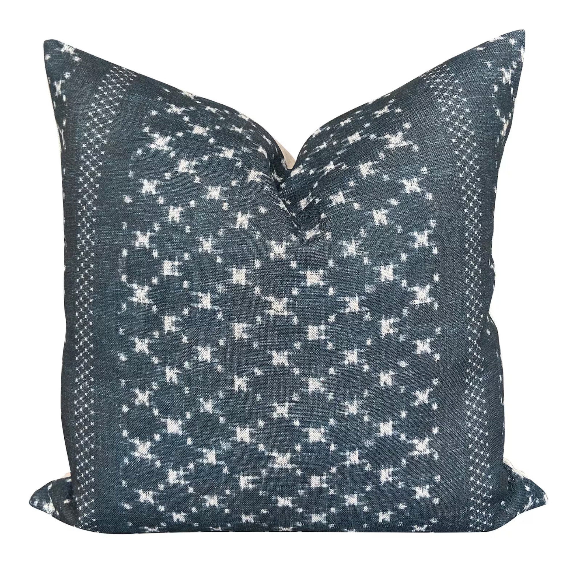 Designer Clay McLaurin "Nagoya in Indigo" Pillow Cover – Linen + Cloth