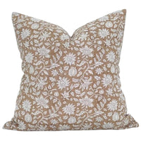 Safari in Tan Umber Pillow Cover