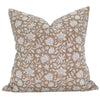 Safari in Tan Umber Pillow Cover