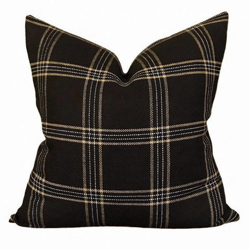 Kufri Dundee Plaid in Black, Sand and Natural