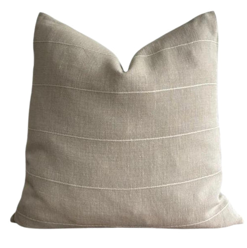 Designer Faso Pillow Cover in Tan