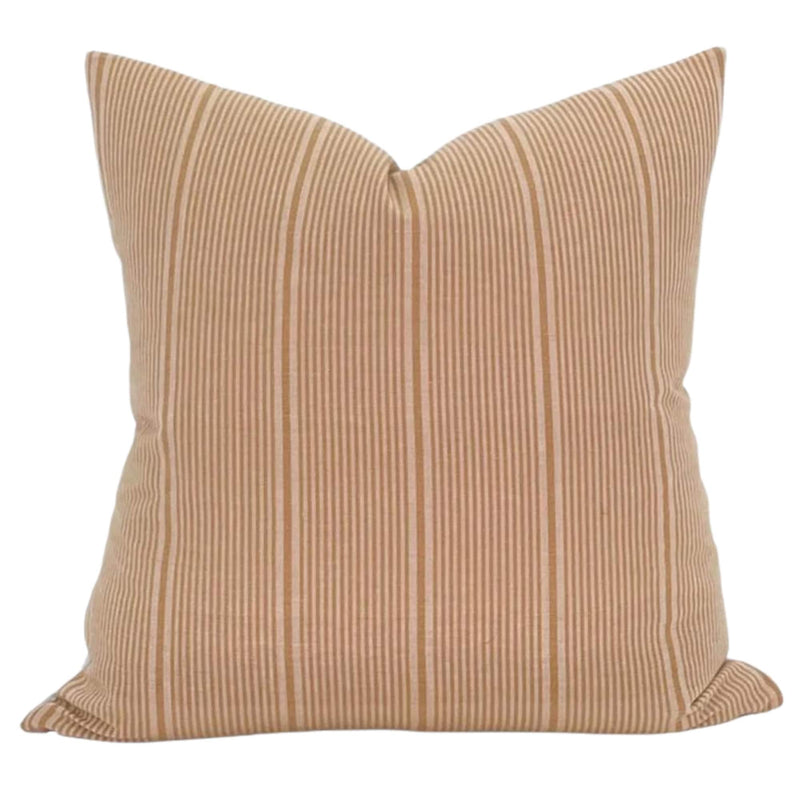 Designer "Tustin" Spice Stripe Pillow Cover