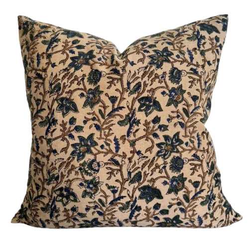 Designer Stayton Pillow Cover in Block Print