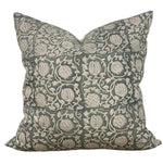 Designer "Marina" Block Print Pillow Cover