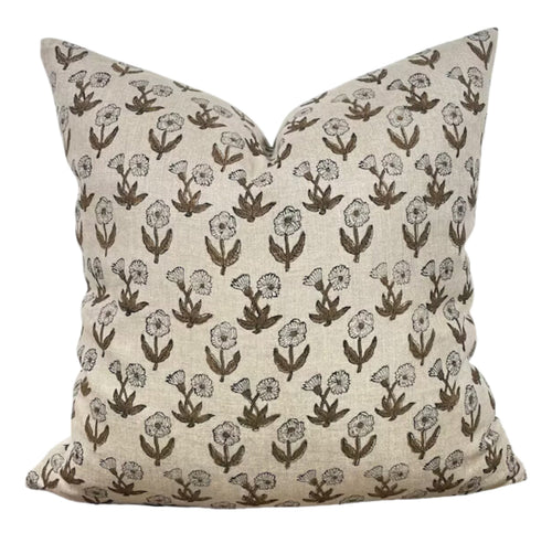 Designer Yucaipa Floral Pillow Cover