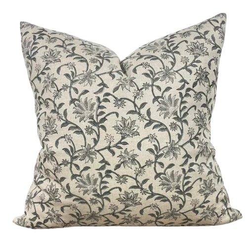 Designer "Montclair" Floral Pillow Cover