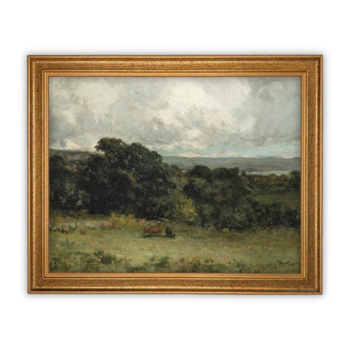 Framed Vintage Landscape Art #LAN-140