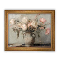 Vintage Framed Canvas Art #BOT-127