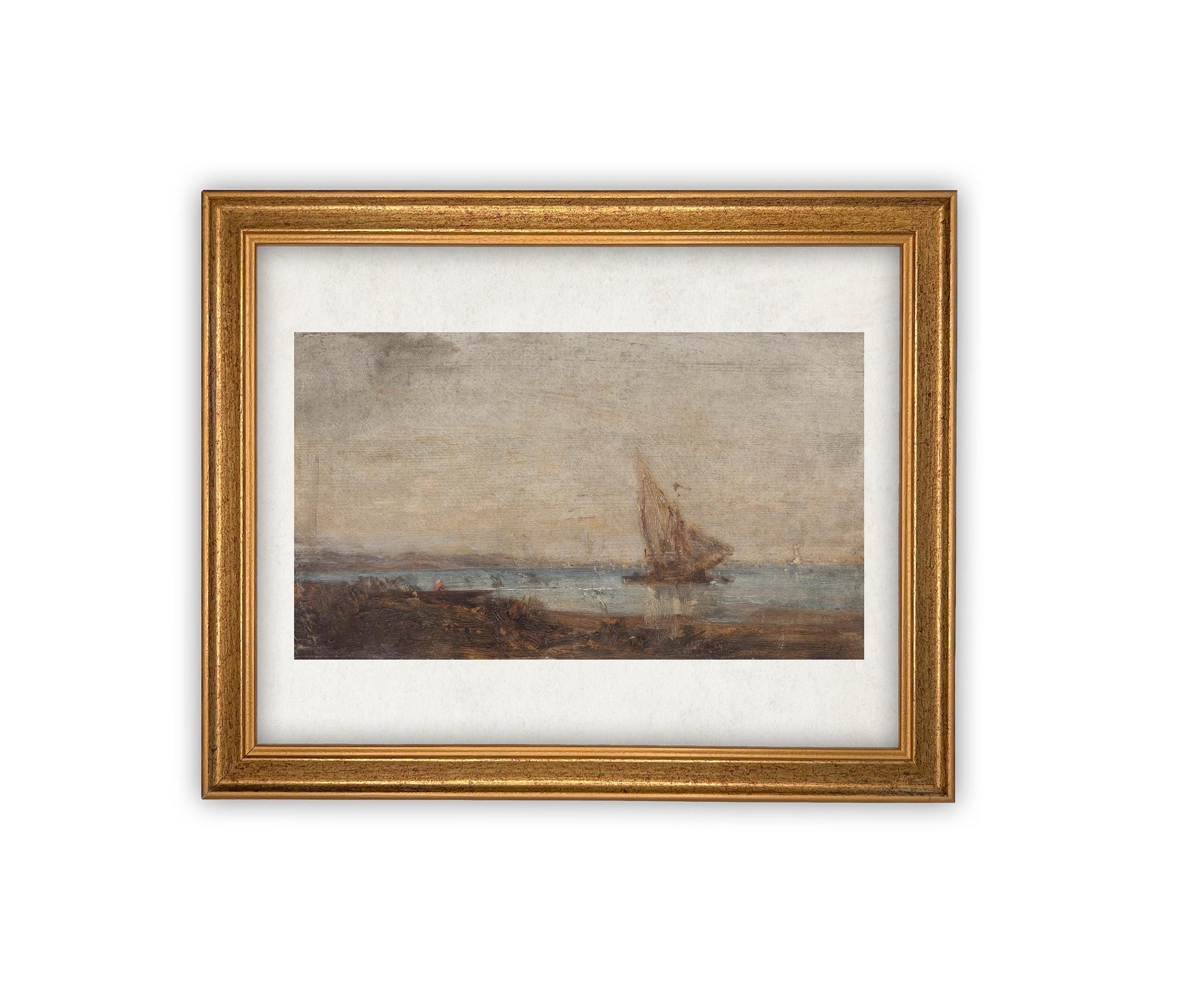 READY to SHIP 24X36 Vintage Framed Canvas Art #COAS-136