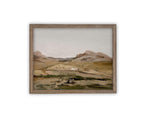 READY to SHIP 11X14 Vintage Framed Canvas Art // Framed Vintage Print // Vintage Painting // Landscape //Farmhouse print //#LAN-235