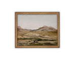 READY to SHIP 11X14 Vintage Framed Canvas Art // Framed Vintage Print // Vintage Painting // Landscape //Farmhouse print //#LAN-235