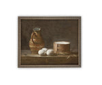 READY to SHIP 11x14 Vintage Framed Canvas Art // Vintage Painting // Vintage Kitchen Still Life // Farmhouse print //#ST-627