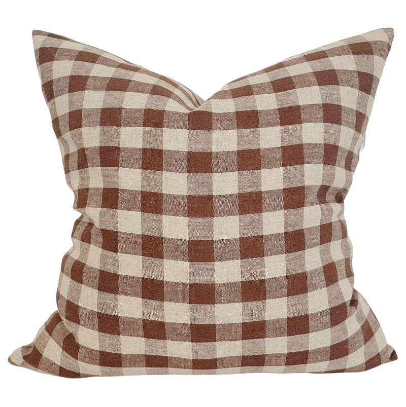 Designer "Buckley" Plaid Pillow Cover