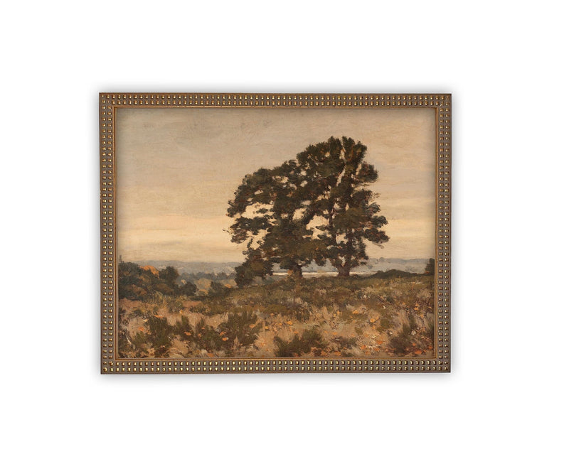 READY to SHIP 11X14 Vintage Framed Canvas Art // Framed Vintage Print // Vintage Painting // Vintage Landscape //#LAN-232