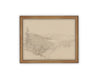 Vintage Framed Canvas Art // Vintage Neutral Minimalist Print // Vintage Painting // Muted Landscape Print // Farmhouse print //#LAN-233