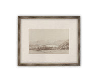 READY to SHIP 24x36 Framed Canvas Print: Country Landscape Art